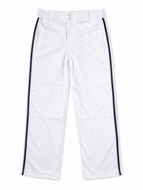 EPIC Men’s Medium Baseball Pants White Navy Stripe Athletic Sports Uniform